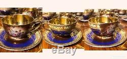 12 Cups 12 Saucers Set Rare Vintage Royal Epiag Germany Porcelain Coffee Set