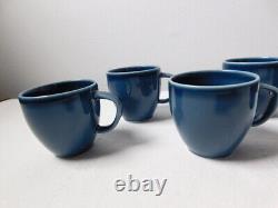 12 NEW Rosenthal Junto Porcelain Espresso Cups with Saucer Ocean Blue Versace