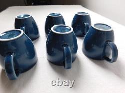 12 NEW Rosenthal Junto Porcelain Espresso Cups with Saucer Ocean Blue Versace