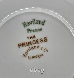 12pc Haviland Limoges Porcelain 6 Tea Cups & 6 Saucers The Princess