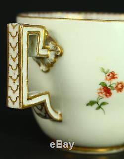 1774-1814 Marcolini Period MEISSEN Fine Porcelain Cup & Saucer