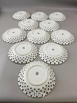 18 Piece Vintage Porcelain China Cup and Saucer Set