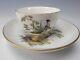 18c/19c Antique Meissen Porcelain Porzellan Hand Painted Cup And Saucer