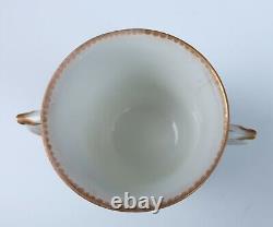 18th C. Chelsea Porcelain Chocolate Cup & Saucer Antique English Exotic Birds