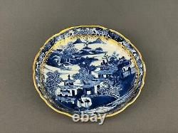 18th C. Chinese Export Nanking Blue And White Porcelain Cup & Saucer Set