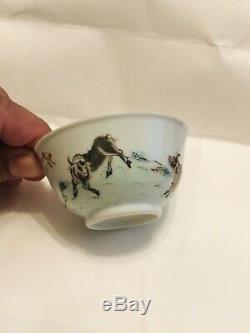 18th C. Chinese Qianlong Export Porcelain Cup Saucer