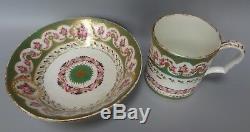 18th Century Sevres Porcelain Gobelet Litron Cup & Saucer Signed
