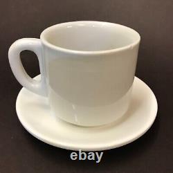 1942 Ww2 Wwii German Army Officer Wehrmacht Porcelain Big Cup Saucer Dishes Set