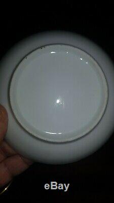 19th c. Antique French Empire Old Paris Porcelain Tea Cup & Saucer