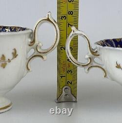 19thc Antique Minton Trio Gold Gilt c1840 Porcelain Tea Cup & Saucer #4648