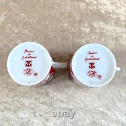 2 x HERMES PARIS Demitasse Cup & Saucer Porcelain BALCON DU GUADALQUIVIR withBox