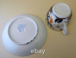 220-yr-old New Hall, Staffordshire, English porcelain tea-cup & saucer 1798-1805