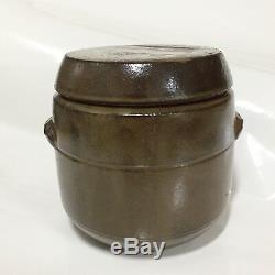 2kg Pottery Porcelain Jar Pot for Food fermentation, Yogurt, Onggi, Earthenware