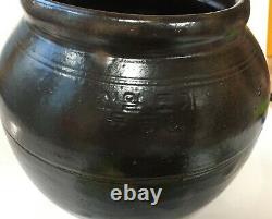 3 Liter Onggi Pottery Pot Food Storage Container for Kimchi, Food fermentation