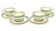 4 Minton England For Tiffany Porcelain Coffee Cup & Saucers Leaf & Vines