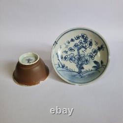 4 sets c. 1710 Kangxi Qing Dynasty Shipwreck Porcelain Tea Cup Saucer Dish Plate