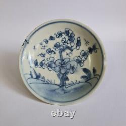 4 sets c. 1710 Kangxi Qing Dynasty Shipwreck Porcelain Tea Cup Saucer Dish Plate