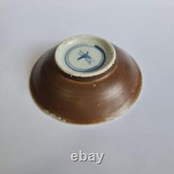 4 sets c. 1710 Kangxi Qing Dynasty Shipwreck Porcelain Tea Cup Saucer Dish Plate