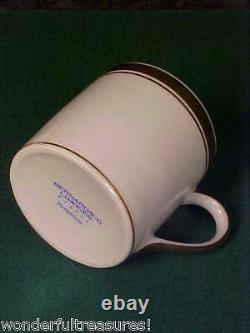 6 Antique Porcelain GOLD TRIM Demitasse Cup Saucer Set Bernardaud LIMOGES France