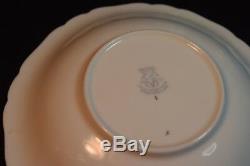 6 Foley Bone China Signed A. Taylor Hand Painted Porcelain Cups and Saucers