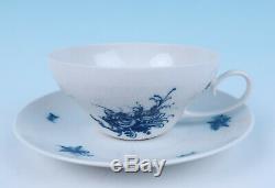 6 Vintage Rosenthal RHAPSODY CUPS & SAUCERS German Porcelain Romance Tea Flowers