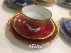 6 VintageWeimar porcelain Katharina 28010 Tea/Coffee TRIOTea Cup Saucer Plate