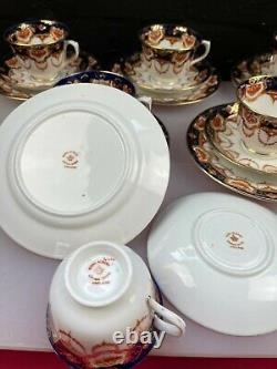 6 x Royal Albert Swag Design Imari 4250 Tea Trios Cups Saucers Plates 2 Sets
