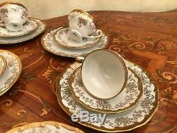 8 Cups 8 Saucers 8 Plates German Weimar Katharina 14051 Porcelain Coffee Set