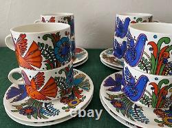 8 x Villeroy & Boch ACAPULCO Cups and Saucers