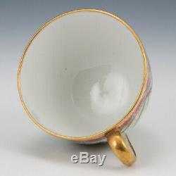 A Coalport Porcelain Tea Cup and Saucer c1805
