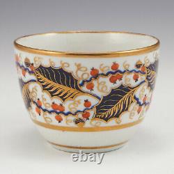 A Rare New Hall Porcelain Tea Cup and Saucer c1800