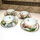Anna Weatherley Old Master Tulips Cup And Saucer Handpainted Set Of 4