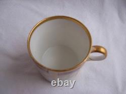ANTIQUE FRENCH PARIS PORCELAIN CUP & SAUCER, EARLY 19th CENTURY