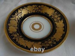 ANTIQUE FRENCH PORCELAIN CHOCOLAT CUP AND SAUCER, EMPIRE STYLE, 19th CENTURY