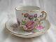 Antique German Porcelain Coffee Cup And Saucer, 19th Century