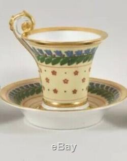 ANTIQUE RUSSIAN IMPERIAL BATENIN FACTORY Or Old Paris Porcelain Set