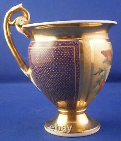 Amazing Antique 19thC Paris French Porcelain Cup & Saucer Porcelaine Tasse Vieux