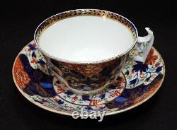 Antique 1806 1825 Royal Crown Derby Porcelain Imari Teacup Cup & Saucer Set