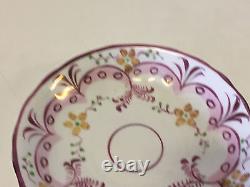 Antique 18th / 19th Century English Porcelain Cup & Saucer with Floral Decoration