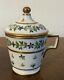 Antique 18th Century French Paris Porcelain Sprig Cornflower Pot De Creme Cup 2