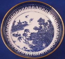 Antique 18thC Caughley Porcelain Nankin Pattern Cup & Saucer Porzellan Tasse #2