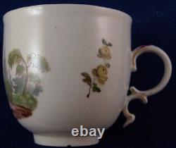 Antique 18thC Frankenthal Porcelain Scenic Scene Cup & Saucer Porzellan Tasse
