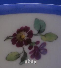 Antique 18thC KPM Berlin Porcelain Floral Cup & Saucer Porzellan Tasse As Is