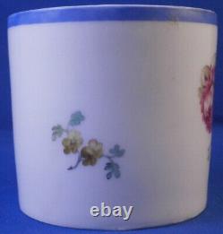 Antique 18thC KPM Berlin Porcelain Floral Cup & Saucer Porzellan Tasse As Is