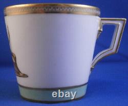Antique 18thC KPM Berlin Porcelain Sepia Scene Cup & Saucer Porzellan Tasse