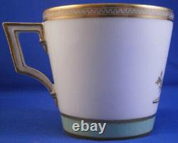 Antique 18thC KPM Berlin Porcelain Sepia Scene Cup & Saucer Porzellan Tasse