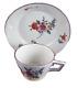 Antique 18thc Ludwigsburg Floral Scene Cup & Saucer Porcelain Porzellan Tasse