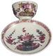 Antique 18thc Meissen Porcelain Tischchenmuster Cup & Saucer Porzellan Tasse #4