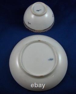 Antique 18thC Nyon Porcelain Cup & Saucer Porzellan Tasse Swiss Switzerland