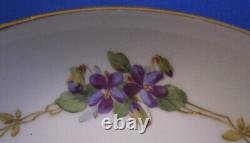 Antique 1900 Meissen Porcelain Floral Demitasse Cup & Saucer Porzellan Tasse